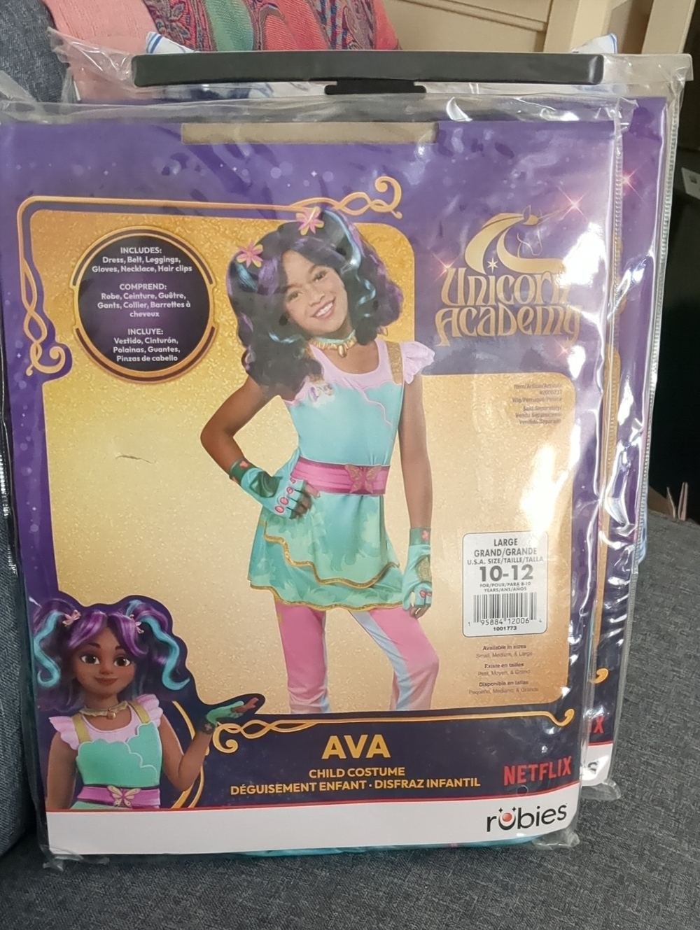 Rubies Ava Unicorn Academy Kids Costume - Aqua & Pink